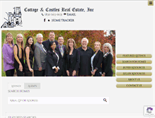Tablet Screenshot of cottageandcastles.com